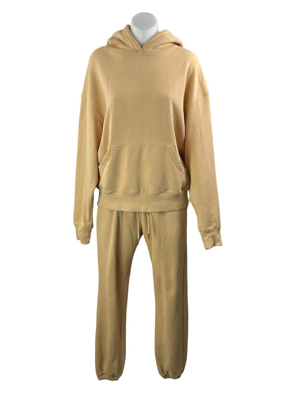 WeWoreWhat Tan Hoodie Hooded Sweatshirt Sweat Pants Two Piece Set Size XS/S